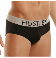 Мужские брифы HUSTLER на широкой резинке из микрофибры
