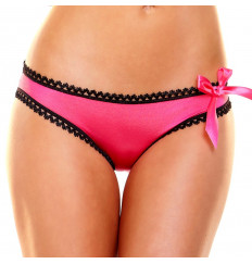 Ажурные трусики с декоративной шнуровкой на попке