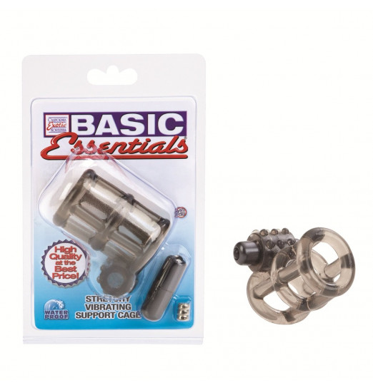 Плетеная насадка с вибростимулятором STRETCHY