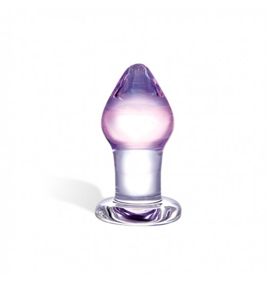 Классическая анальная пробка Amethyst Rain Small - 8 см.