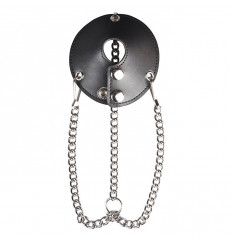 Утяжка для мошонки из искусственной кожи с цепочками PARACHUTE BALL STRETCHER