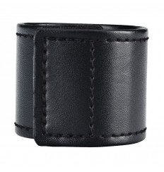 Хомут-утяжка для мошонки из искусственной кожи на липучке VELCRO BALL STRETCHER- 4 см.