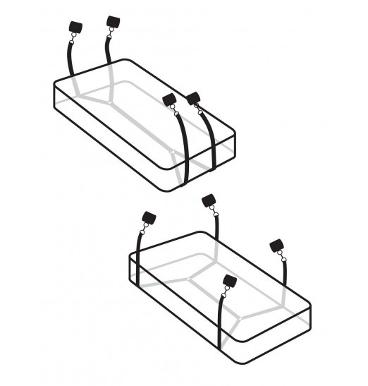 Фиксаторы для кровати Wraparound Mattress Restraints