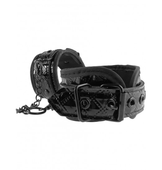 Чёрные наручники COUTURE CUFFS