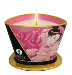 Массажная свеча Rose Petals с ароматом розы - 170 мл.