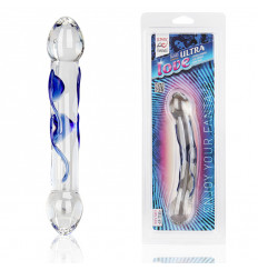 Двусторонний фаллоимитатор Ultra Love - 20 см.