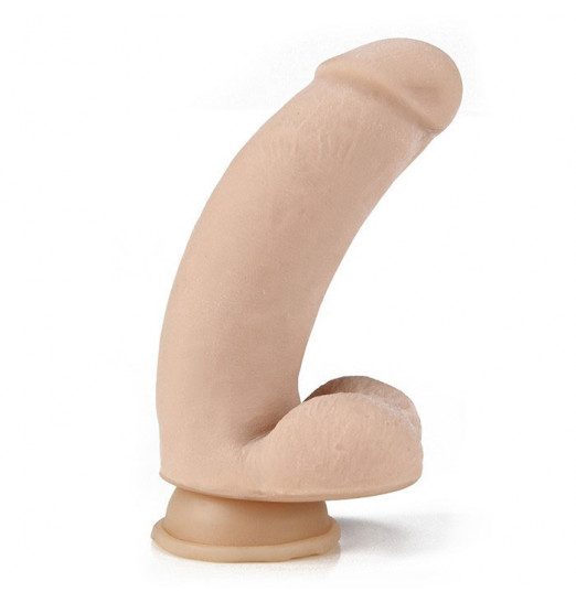 Изогнутый дилдо Fat Boy - 17 см.