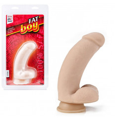 Изогнутый дилдо Fat Boy - 17 см.