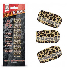 Набор лаковых полосок для ногтей Леопард Nail Foil