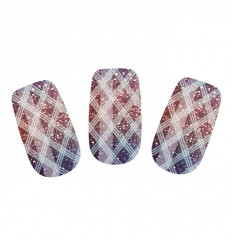 Набор лаковых полосок для ногтей Блестящий градиент Nail Foil