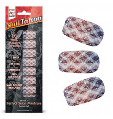 Набор лаковых полосок для ногтей Блестящий градиент Nail Foil