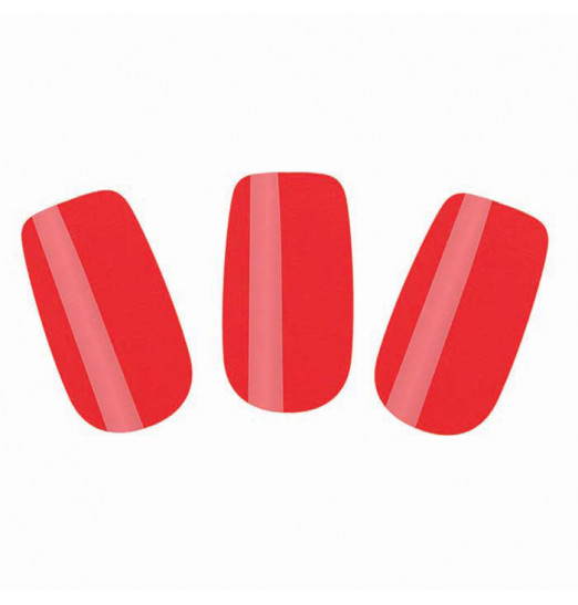 Набор лаковых полосок для ногтей Красный шик Nail Foil