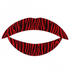 Lip Tattoo Тигровый красный