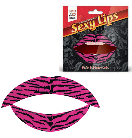 Lip Tattoo Тигровый розовый