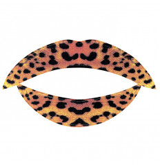 Lip Tattoo Леопардовый