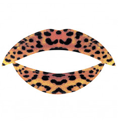 Lip Tattoo Леопардовый