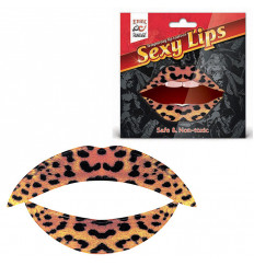Lip Tattoo Леопардовый