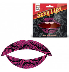 Lip Tattoo Фиолетовая змея