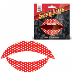 Lip Tattoo Белое сердце