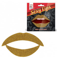 Lip Tattoo Золотой блеск