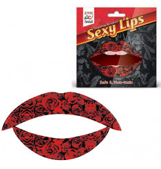 Lip Tattoo Алая роза