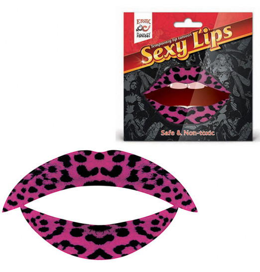 Lip Tattoo Розовая пантера