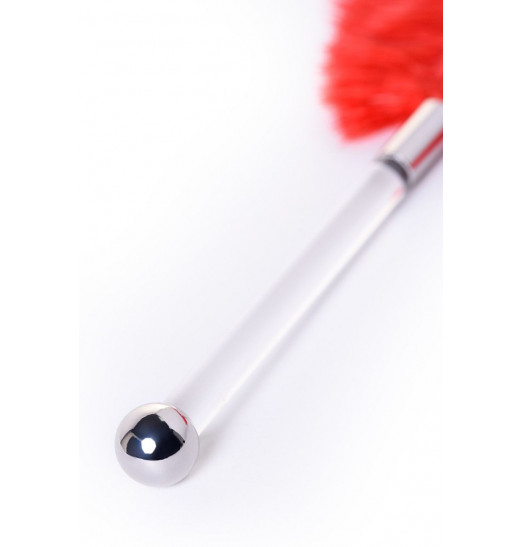 Красное страусиное пёрышко - 40 см. Красное страусиное пёрышко - 40 см.