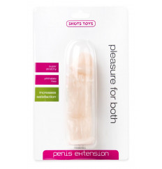 Телесная насадка-реалистик на пенис Extension - 13 см.
