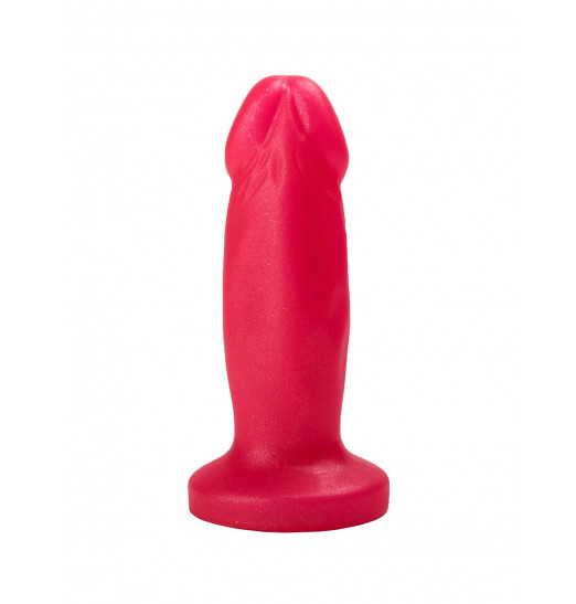 Розовый анальный фаллос - 12 см.