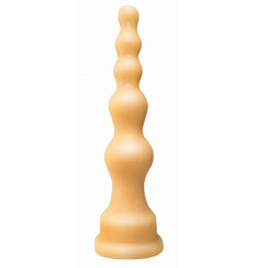 Телесная анальная ёлочка - 17,5 см.