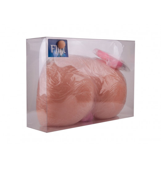 Вагина из кибер-кожи с выносным пультом управления вибрацией