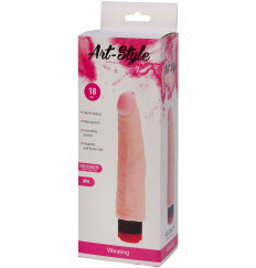 Вибратор ART-Style №4 с встроенным пультом - 20 см.