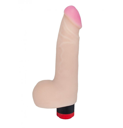 Реалистичный вибратор из материала неоскин - 22,7 см. Реалистичный вибратор из материала неоскин - 22,7 см.
