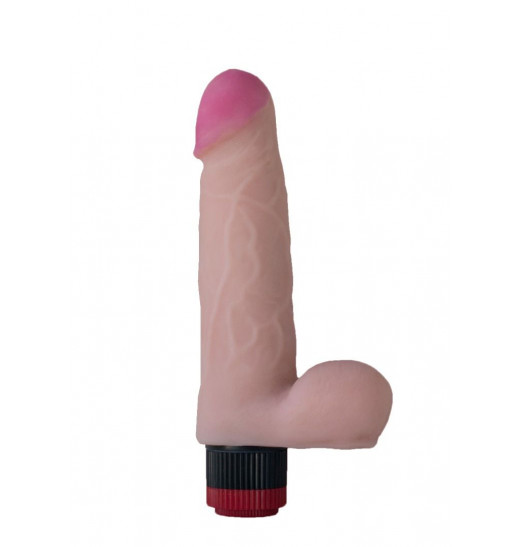 Вибратор-реалистик из неоскин - 20,2 см. Вибратор-реалистик из неоскин - 20,2 см.