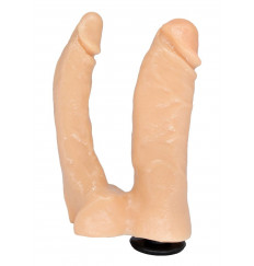 Двойная насадка для страпона Харнесс - 15,5 см.