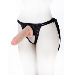 Страпон с регулируемым поясом - 19 см.