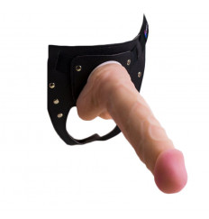 Страпон Harness из двух предметов: регулируемые трусики и насадка-фаллос - 17,5 см.