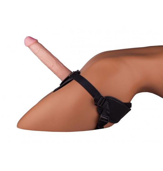 Страпон Харнесс в подарочной упаковке - 21 см.