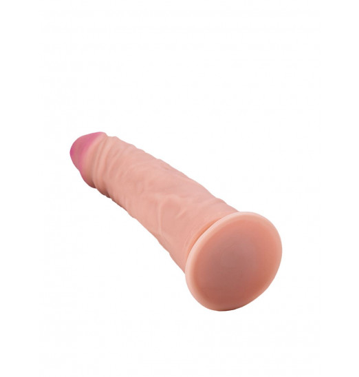 Реалистичный дилдо на подошве-присоске - 22,8 см.
