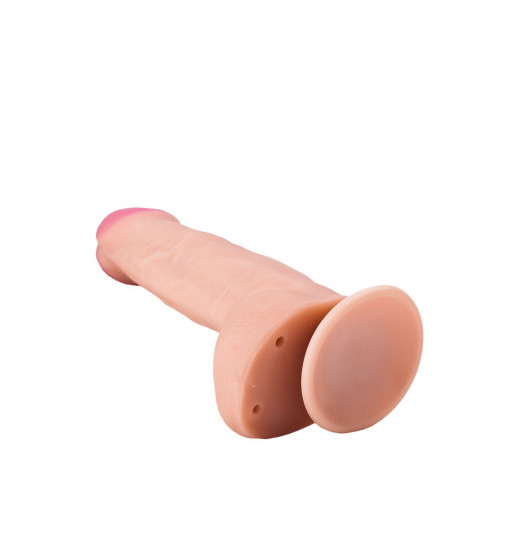 Дилдо-реалистик на присоске - 18,5 см.
