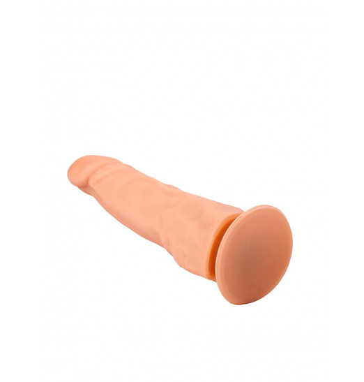 Фаллоимитатор-реалистик на присоске - 22 см. Фаллоимитатор-реалистик на присоске - 22 см.