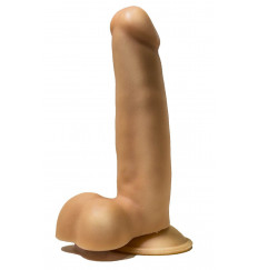 Фаллоимитатор на присоске телесного цвета - 16,5 см. Фаллоимитатор на присоске телесного цвета - 16,5 см.