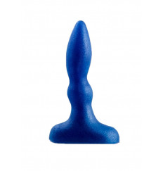Синий анальный стимулятор Beginners p-spot massager - 11 см.