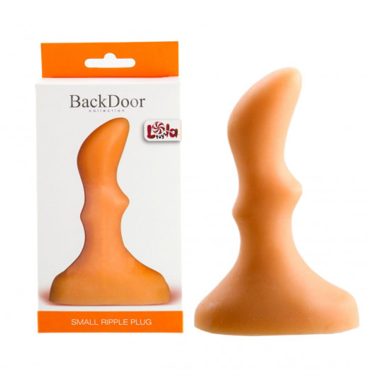 Оранжевый анальный стимулятор Small ripple plug flash - 10 см. Оранжевый анальный стимулятор Small ripple plug flash - 10 см.