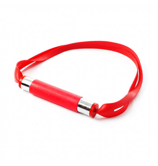 Красный латексный кляп с трубкой Красный латексный кляп с трубкой