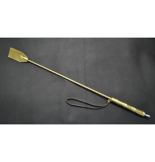 Золотистый стек с деревянной ручкой - 70 см.