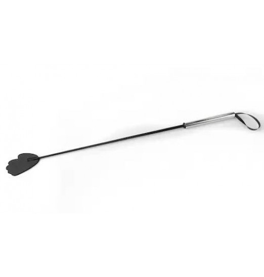 Стек с металлической хромированной  ручкой и шлепком-ладошкой - 62 см.