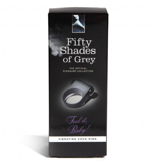 Серое эрекционное кольцо с вибрацией Feel It, Baby! Серое эрекционное кольцо с вибрацией Feel It, Baby!