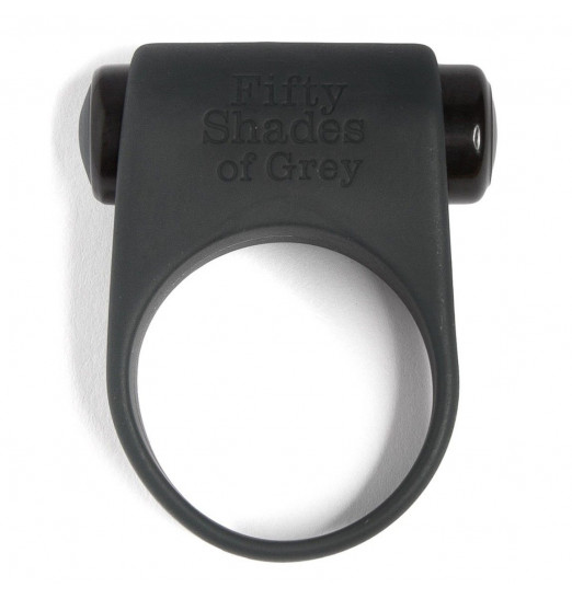 Серое эрекционное кольцо с вибрацией Feel It, Baby! Серое эрекционное кольцо с вибрацией Feel It, Baby!