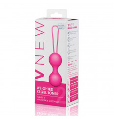 Розовые вагинальные шарики VNEW level 2